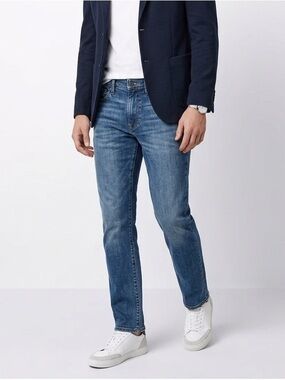 Abercrombie & Finch Blue Straight Stretch Jeans Size 30 Cotton